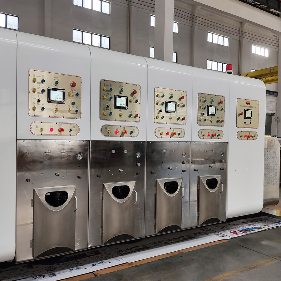 automatic flexo printing slotting die cutting machine
