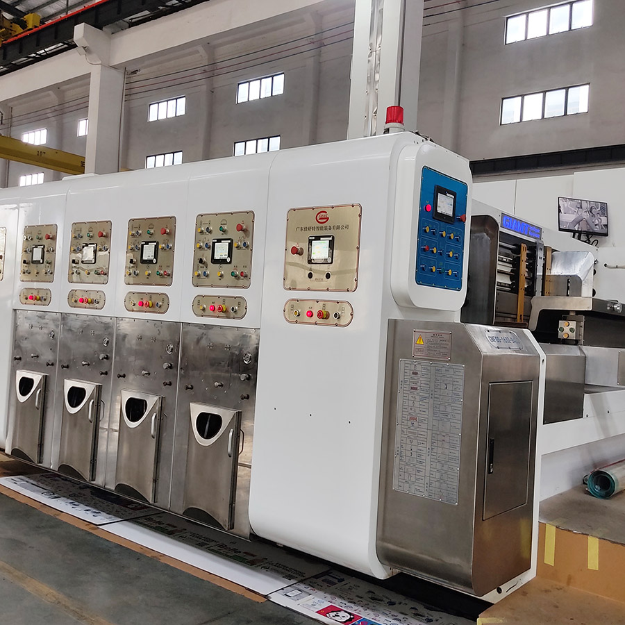 GMVP-2046 Flexo Folder Gluer Inline Machine with Auto Strapper