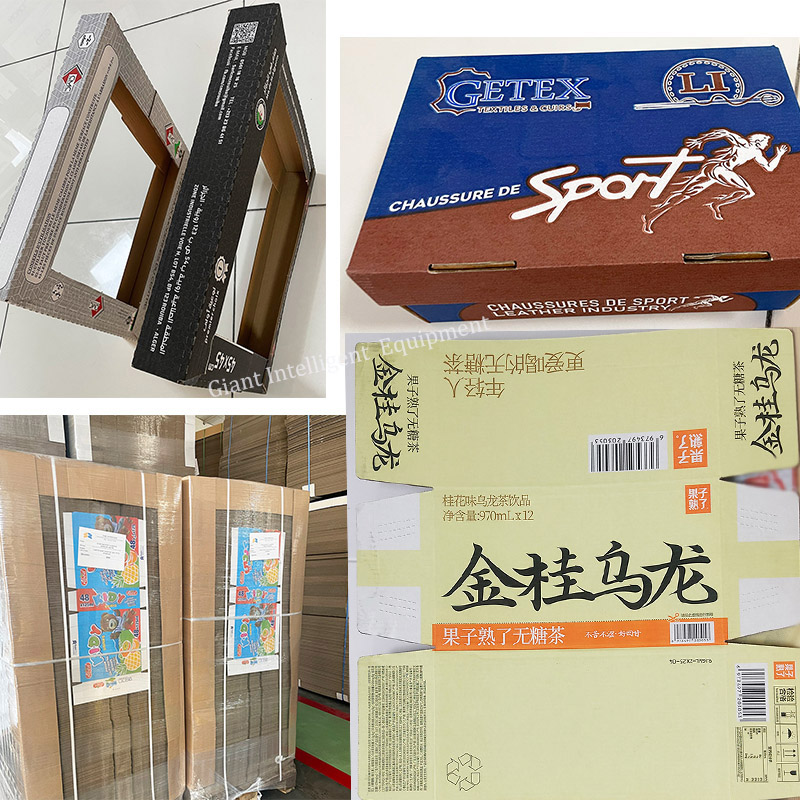 Applications of GMVP-2046 Flexo Printing Folder Gluer Inline Machine with Auto Strapper